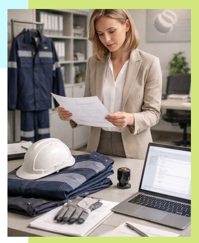 Сертификация спецодежды в Бердске от 7288 р. | Алешин-Брд