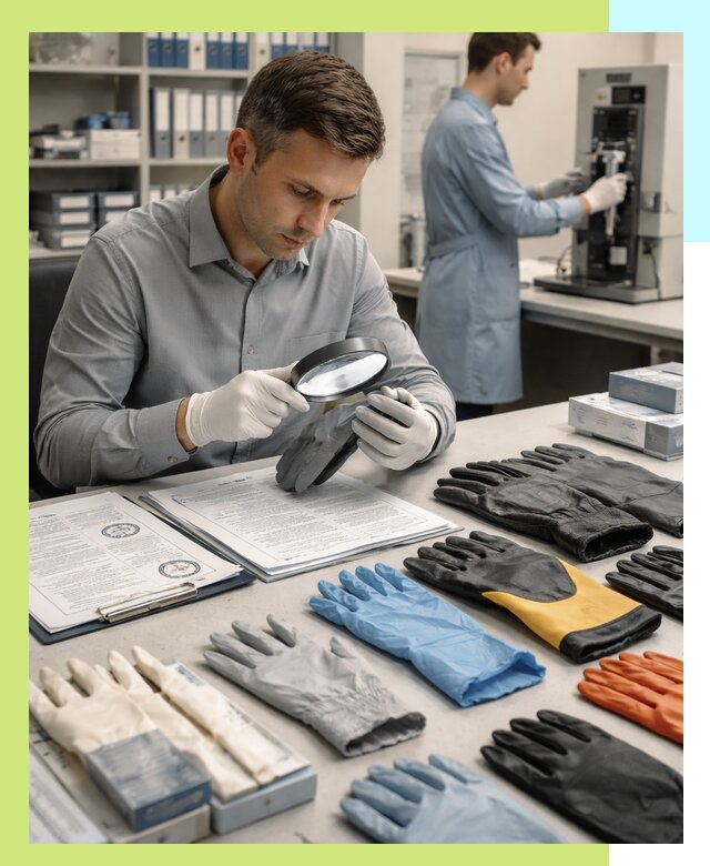 Сертификация перчаток и средств защиты продукции в Бердске