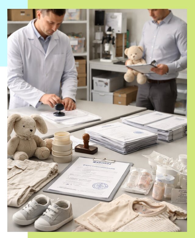 Сертификация детских товаров в Бердске от 15618 р. | Алешин-Брд