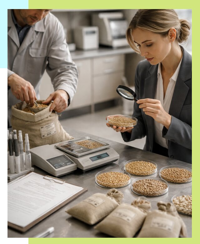 Сертификация зерна в Бердске по цене от 15618 р. | Алешин-Брд