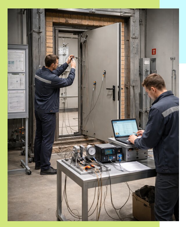 Сертификация противопожарных дверей в Бердске по ГОСТ и ТР