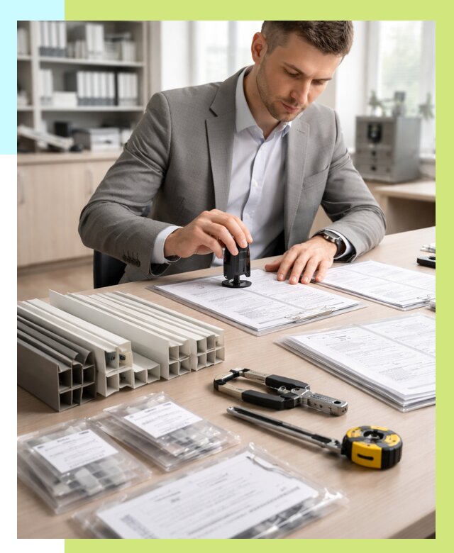 Сертификация ПВХ продукции в Бердске от 8850 р., Алешин-Брд