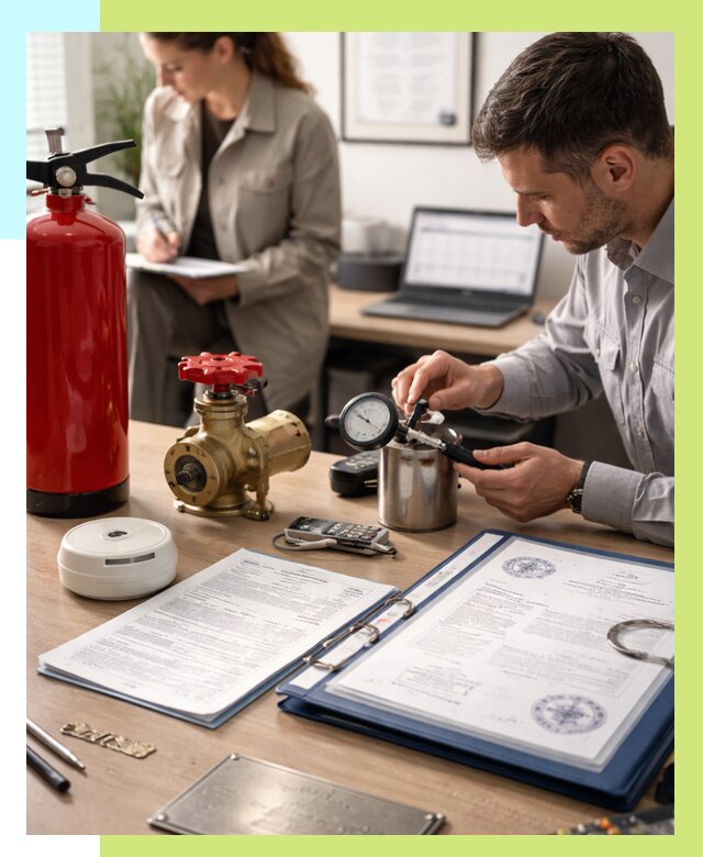 Сертификация пожарного оборудования в Бердске от 15618 р.|Алешин-Брд