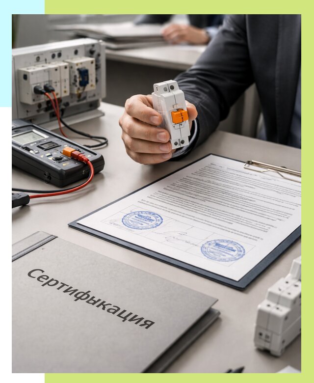 Сертификация выключателей под ключ в Бердске от 15618 р. | Алешин-Брд