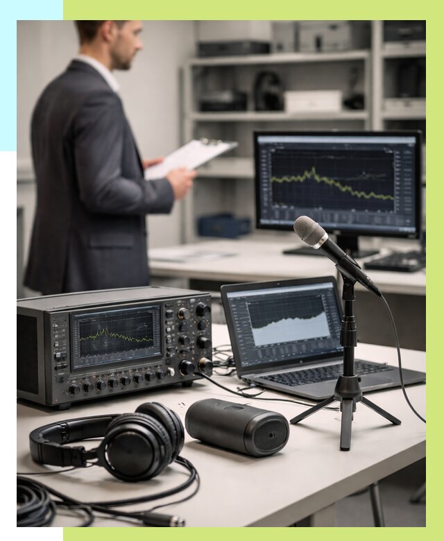 Сертификация аудиотехники в Бердске от 15618 р., Алешин-Брд