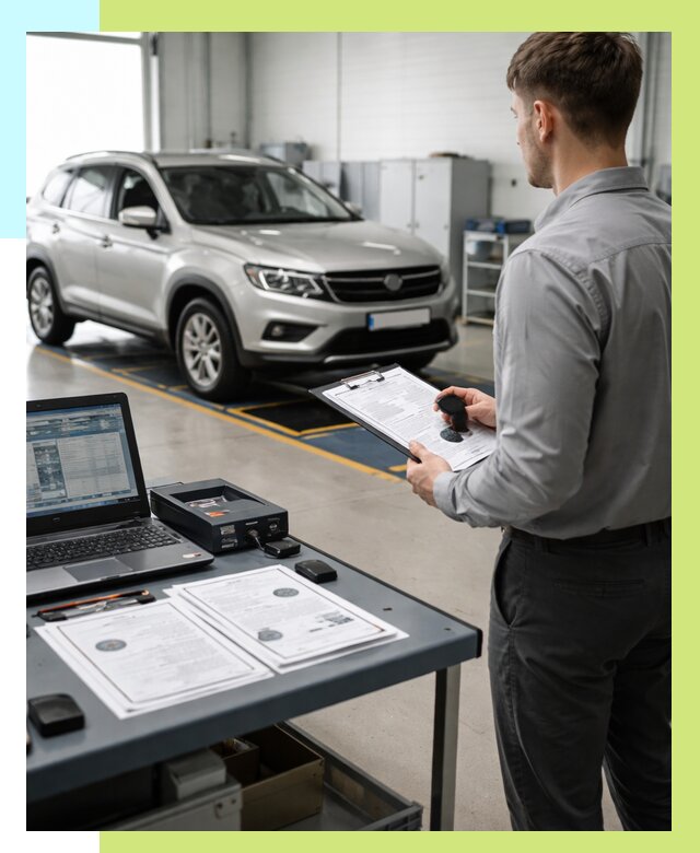 Сертификация транспортных средств в Бердске от 12494 р. | Алешин-Брд