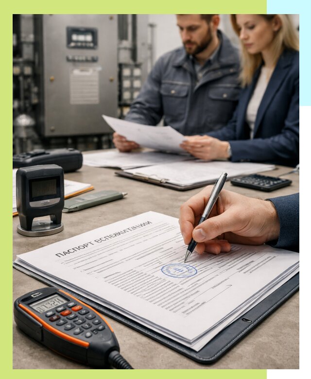 Оформление паспорта эксплуатации оборудования в Бердске