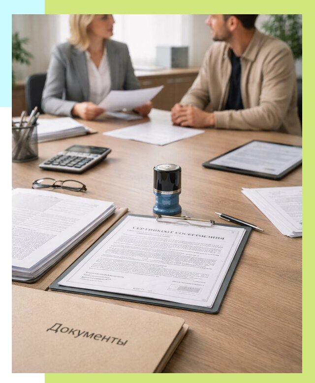 Сертификат соответствия на продукцию в Бердске от 15618 р.|Алешин-Брд