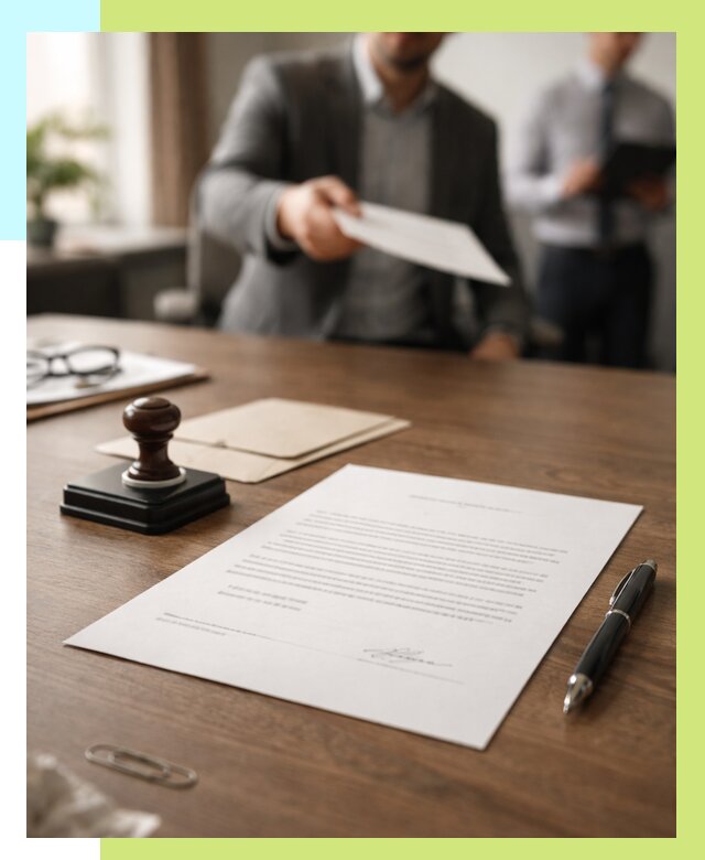 Отказное письмо по сертификации в Бердске от 3644 р. | Алешин-Брд