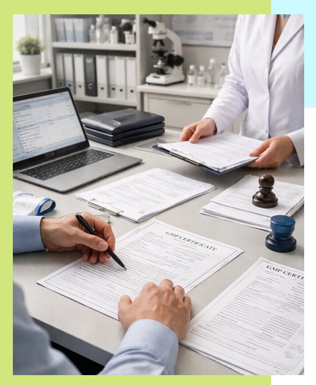 Оформление сертификата GMP в Бердске для фармпроизводства