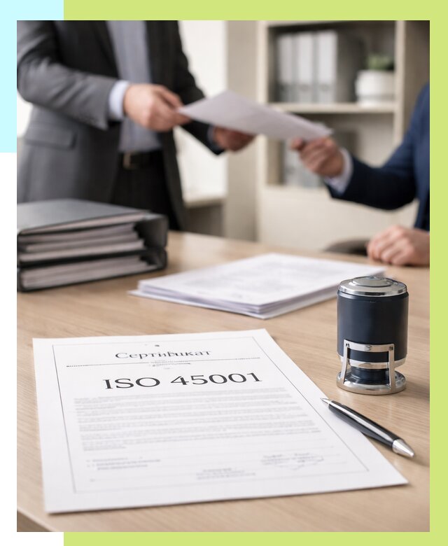 Сертификат ISO 45001 в Бердске под ключ от 46854 р. | Алешин-Брд