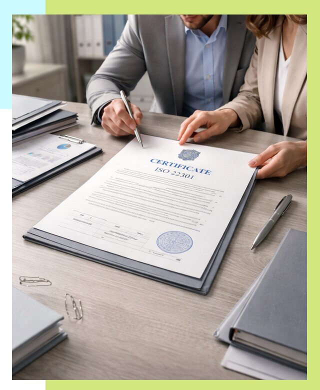Сертификат ISO 22301 в Бердске от 46854 р. | Алешин-Брд срочно