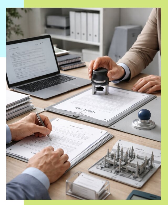 Сертификат ISO 29001 в Бердске под ключ от 78090 р. | Алешин-Брд