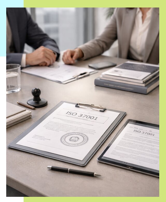 Сертификат ISO 37001 в Бердске оформить от 124944 р. Алешин-Брд